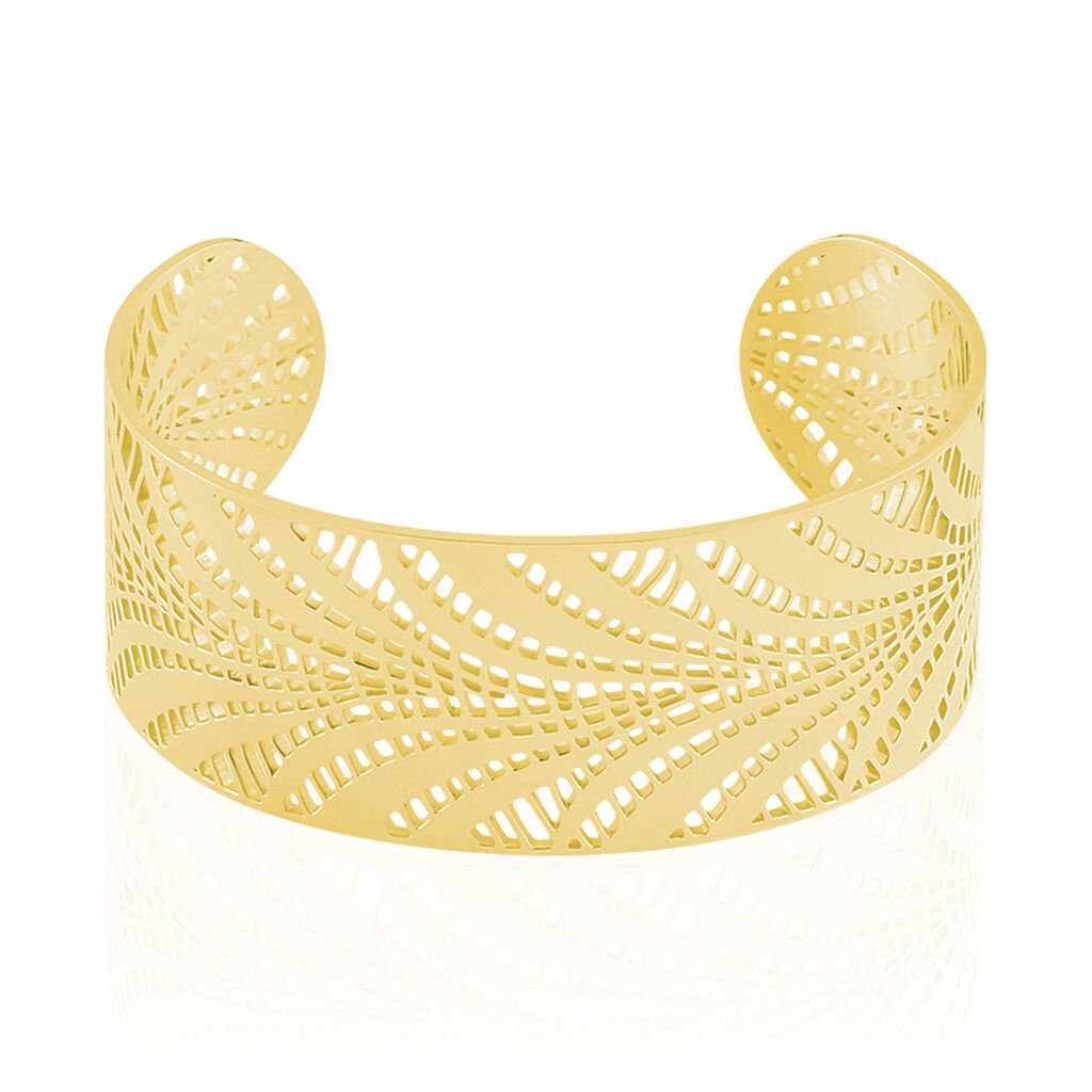 Bracelet Jonc Wilson Acier Dore