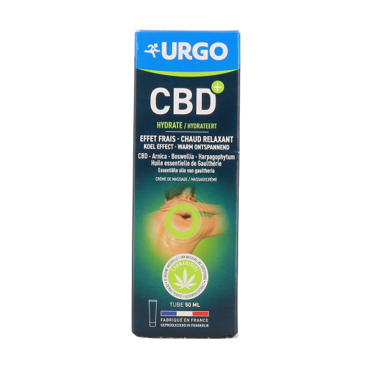 Urgo CBD+ crème de massage - Douleurs articulaires, musculaires