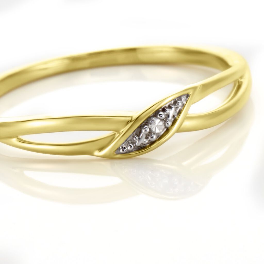 Bague Or Jaune Unora Diamants