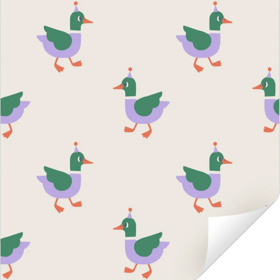 inpakpapier anne pascal - ducks - 3 m