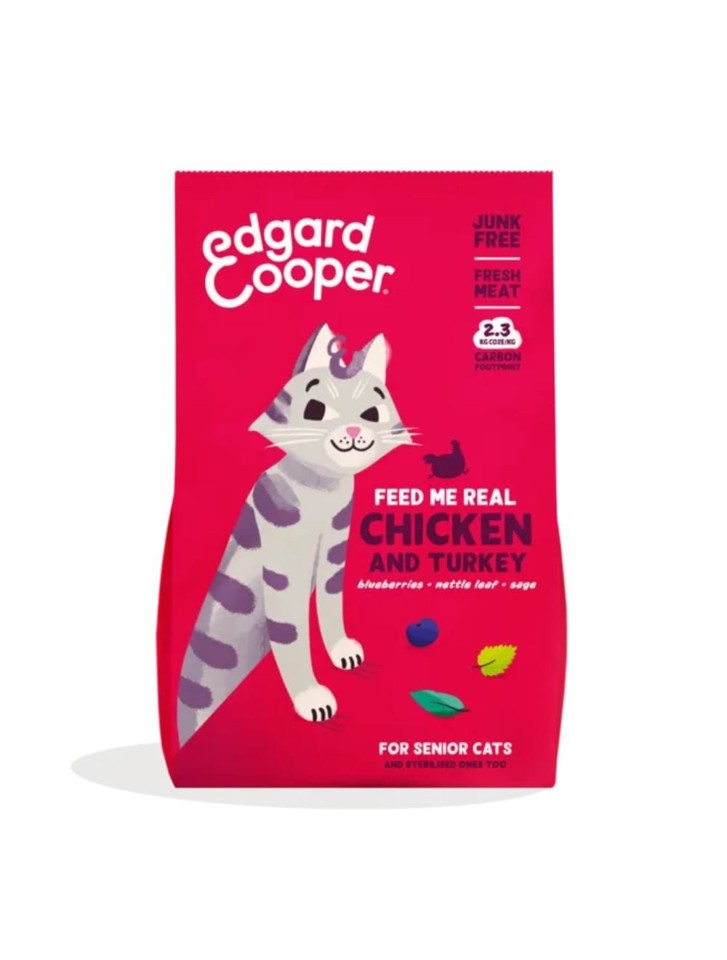 Edgard Cooper - Kat Senior Tørfoder - Kylling/Kalkun - 2 kg