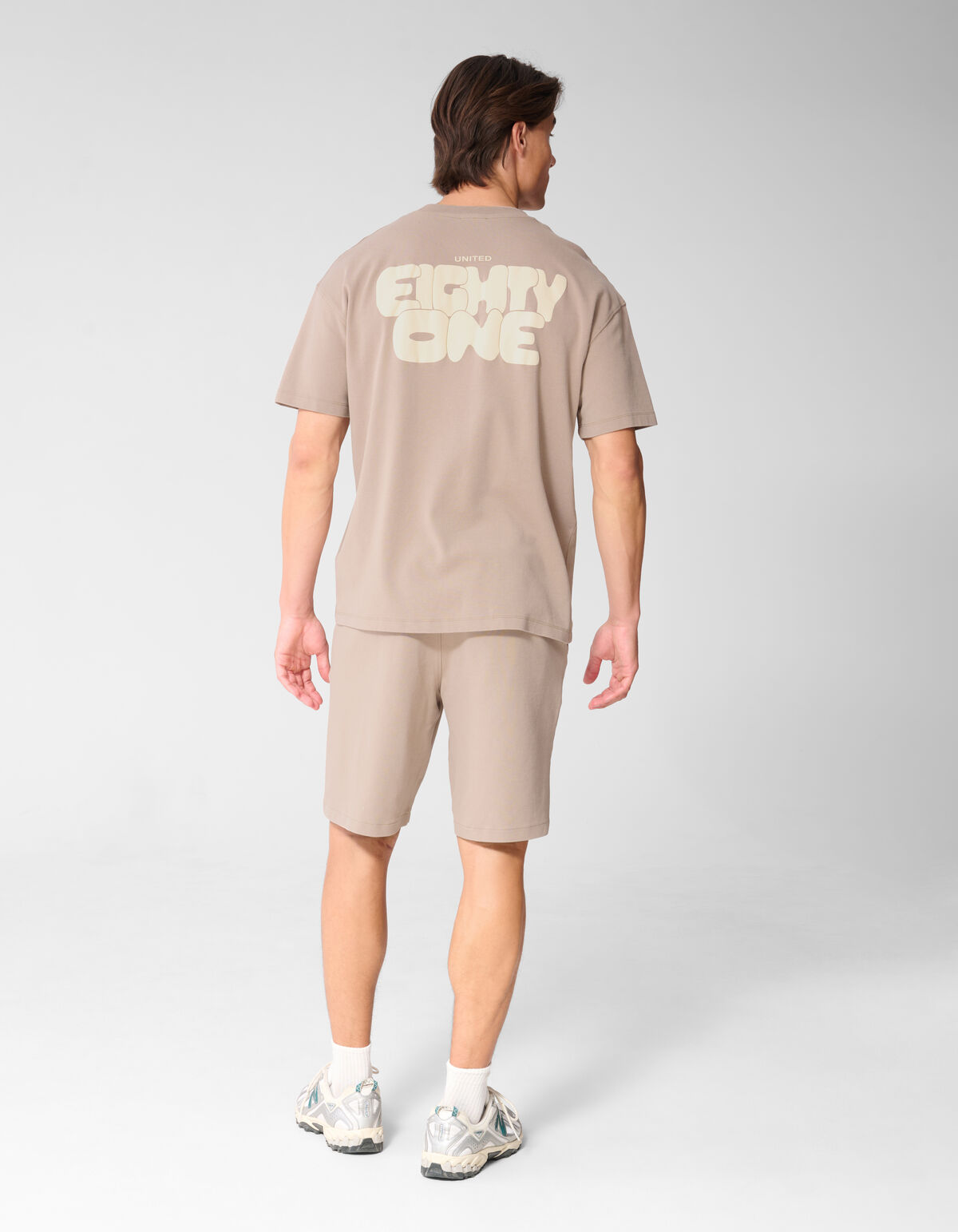 Washed Spark Short Taupe