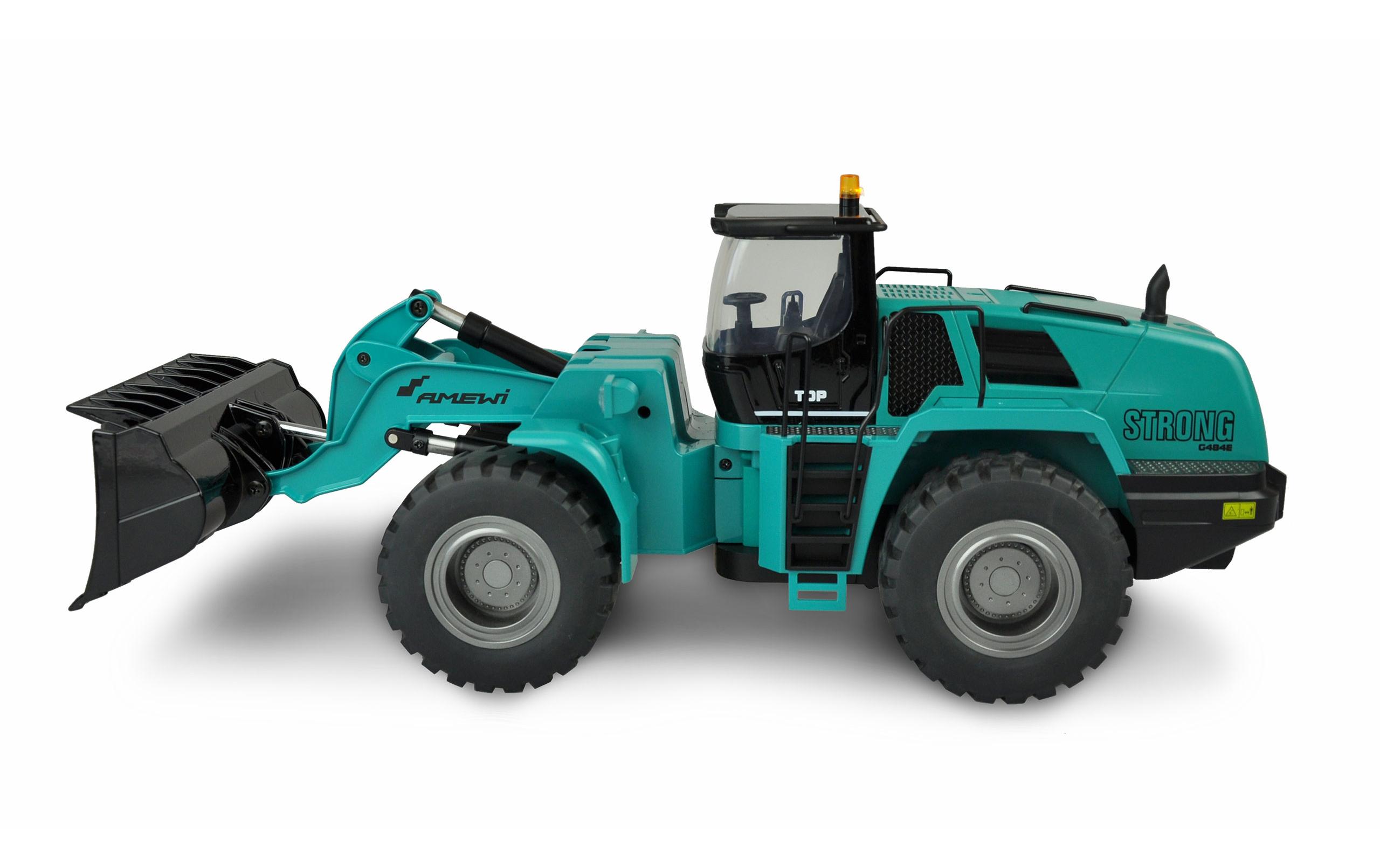 Radlader G485E Petrol, V5 1:14, RTR<br>Voll funktionsfähiger RC Bagger mit vielen Metallteilen