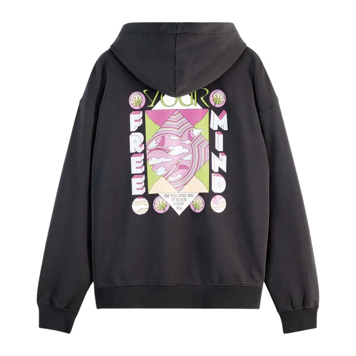 Scotch & Soda Back Artwork Hoodie Heren