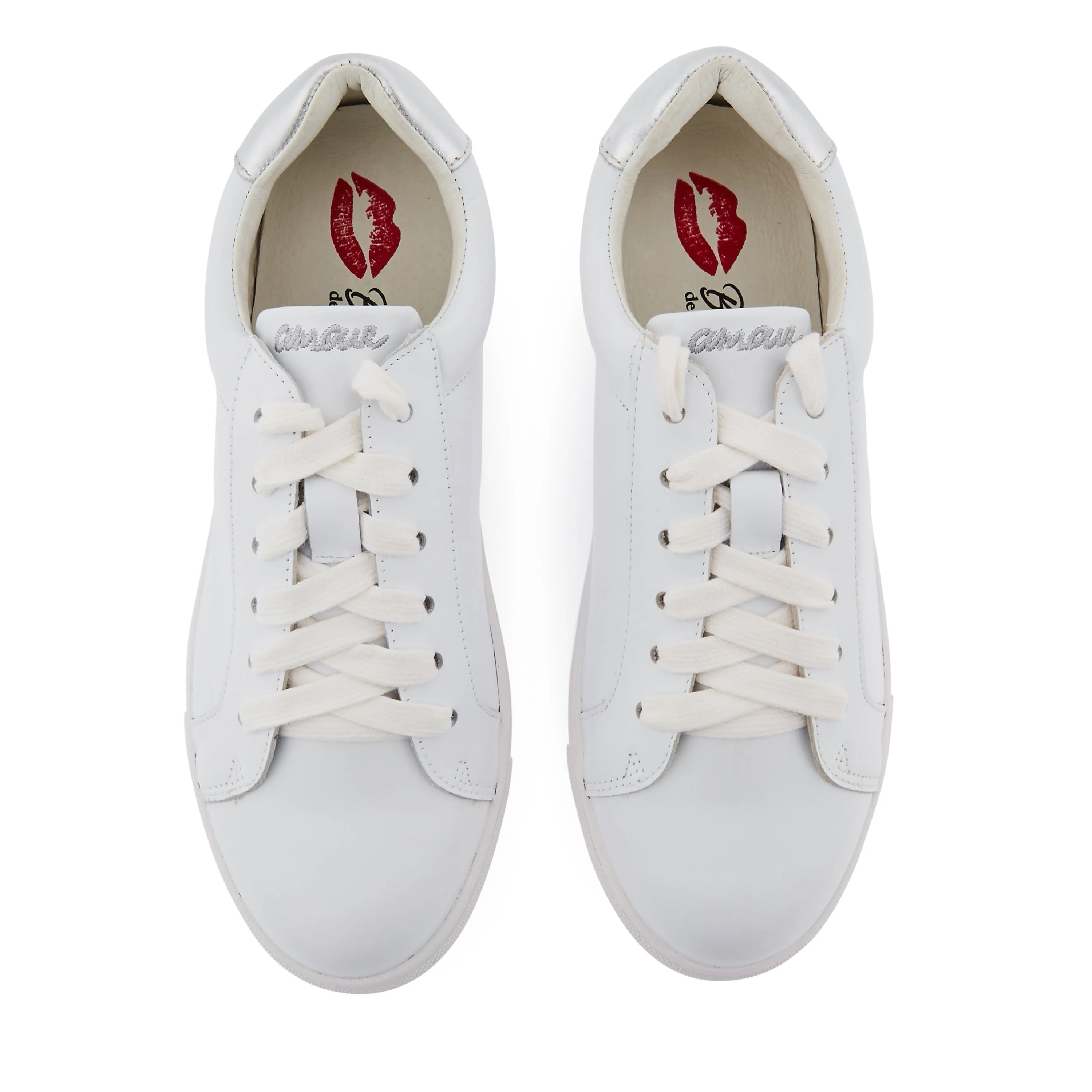SIMONE PETIT AMOUR - Sneakers en cuir | Blanc