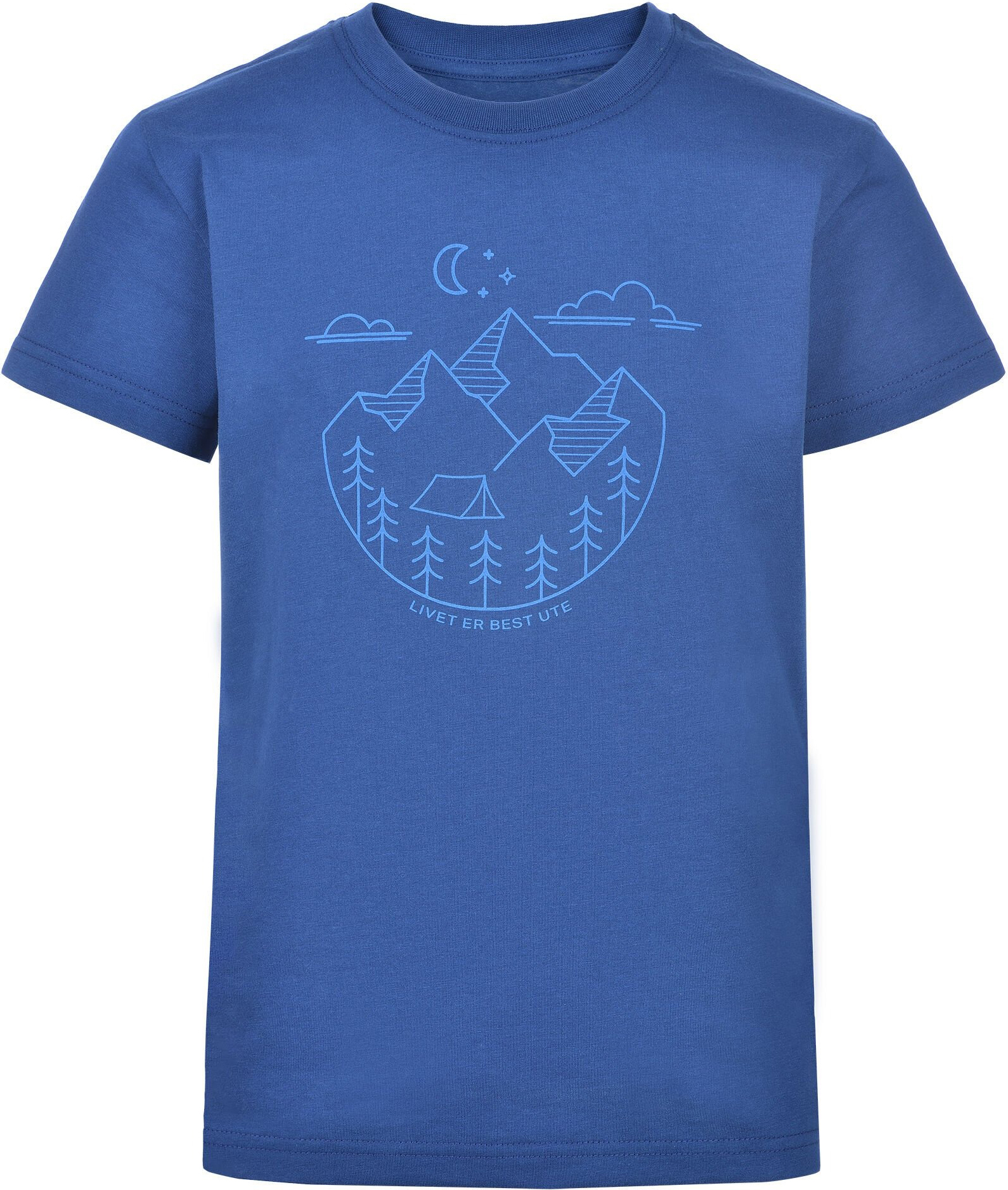 Eik Cotton Tee Junior Estate Blue