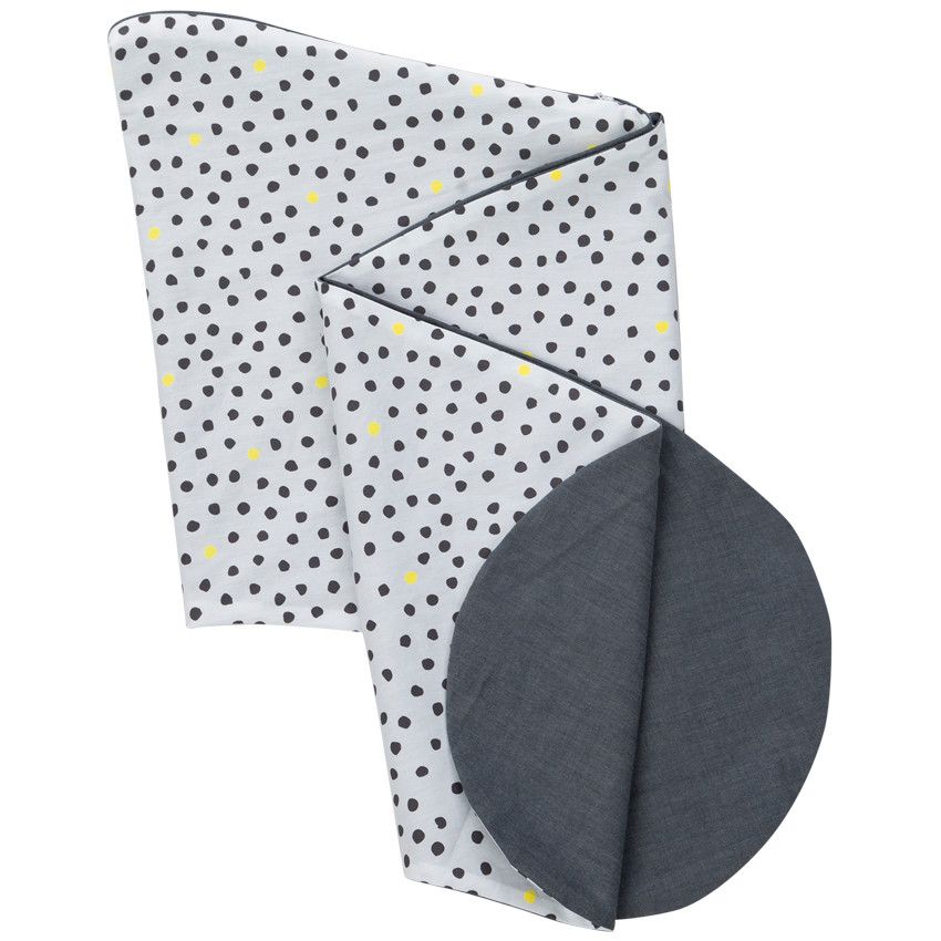 Housse coussin d'allaitement 160cm en popeline Modern Pop - Ecru