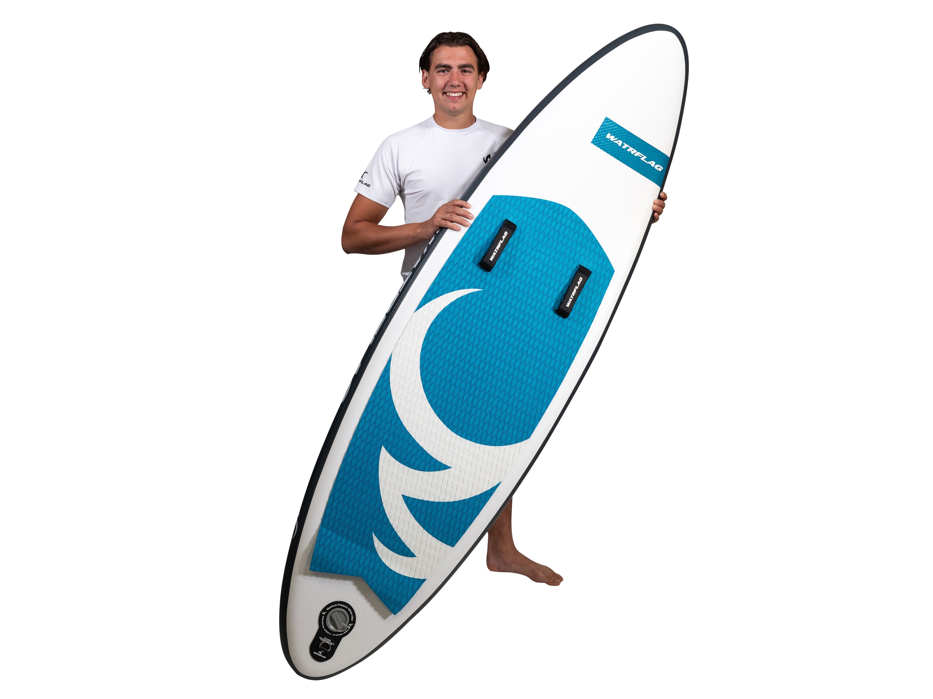 Watrflag Cadiz Regular Fit UPF 50+ White Men Rashguard
