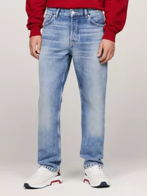 Calça jeans Ethan Relaxed Straight Desbotada