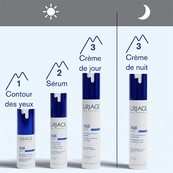 Creme Noturno Antirrugas Revitalizante Suavizante Uriage Age Lift 40ml