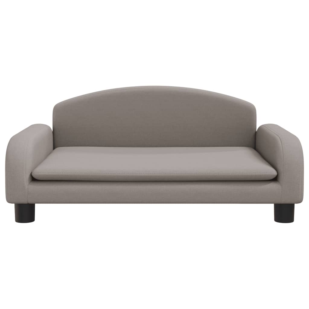 Cama para cães vidaXL em tecido cinza taupe, 50x40x30 cm