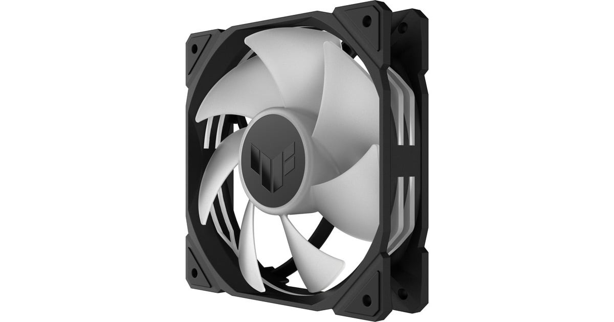 ASUSTUF Gaming TR120 ARGB case fans  (Zwart, 3 stuks, 120 x 120 x 25 mm)