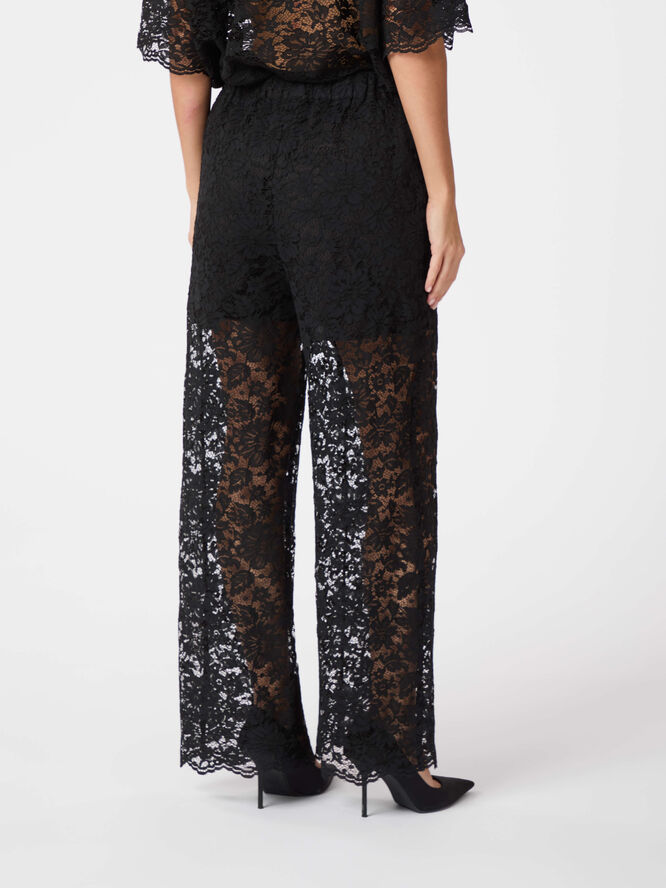 Neo Noir Lami Lace Pants Black