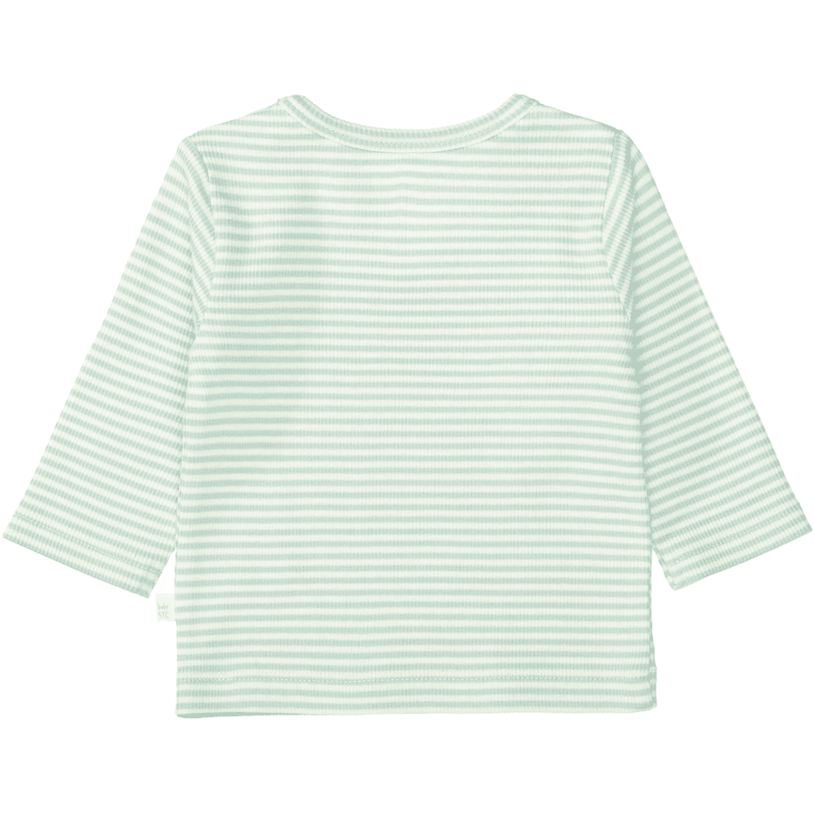 STACCATO Shirt soft green gestreift