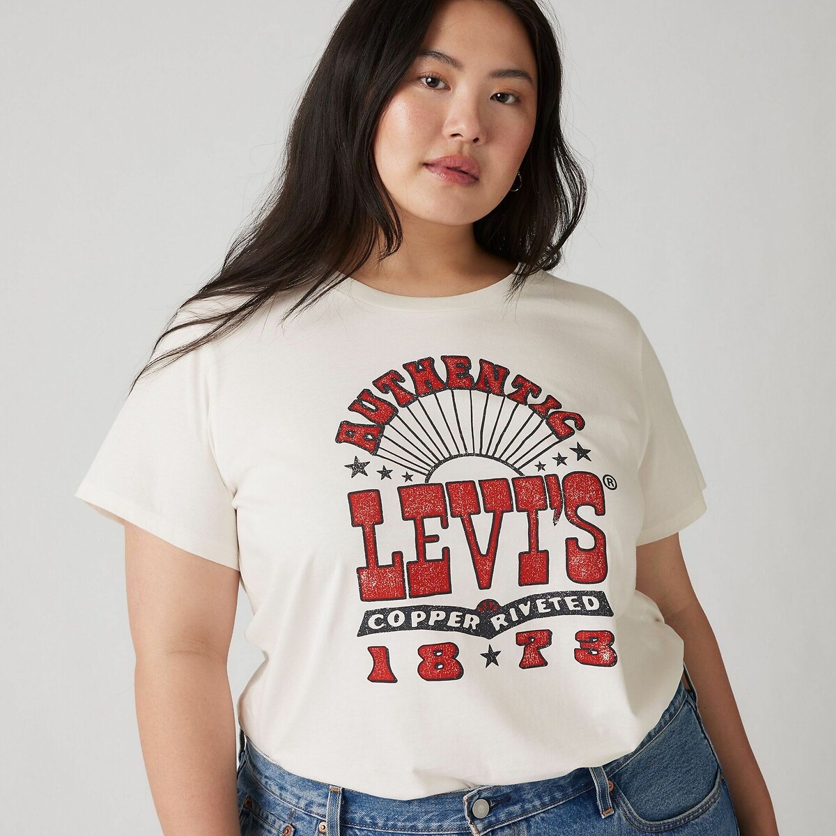 LEVI'S PLUS<br>Camiseta de manga curta com estampa