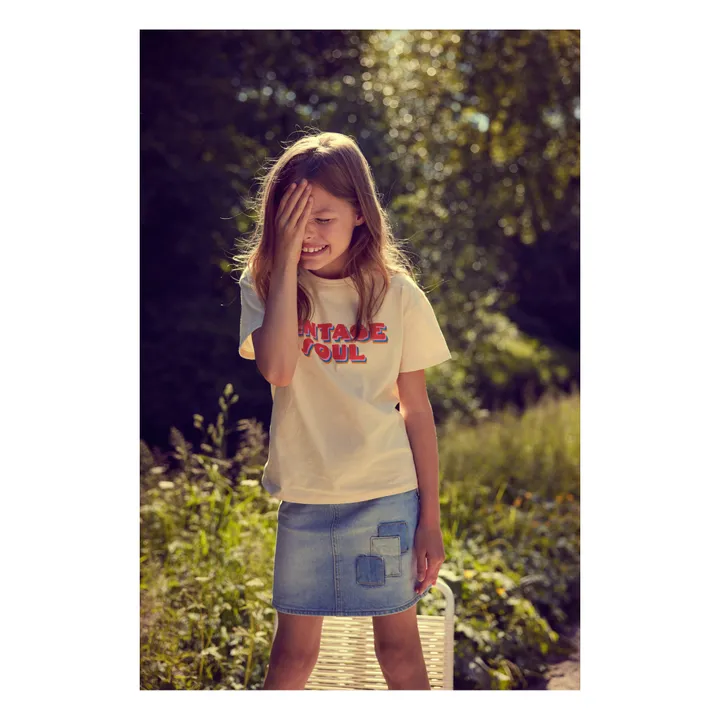 Wander & Wonder Jupe en Jean Coton Bio | Bleu