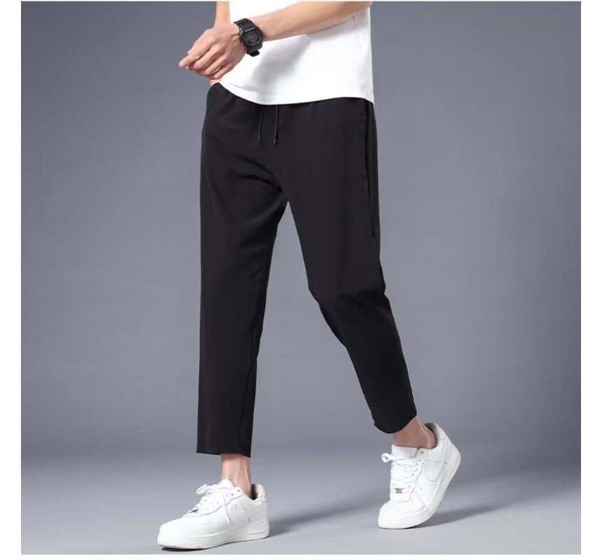 Lingaris - Lage rechte broek met rechte taille en rechte pijpen