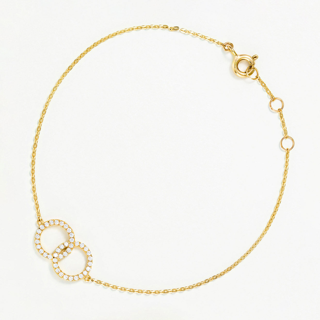 By Colette Bracelet Agathe Zirconium or jaune