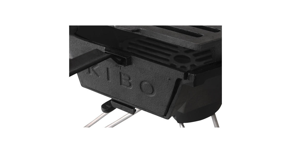 The WindmillKIBO Grill Model 3.0 houtskoolbarbecue  (Zwart)