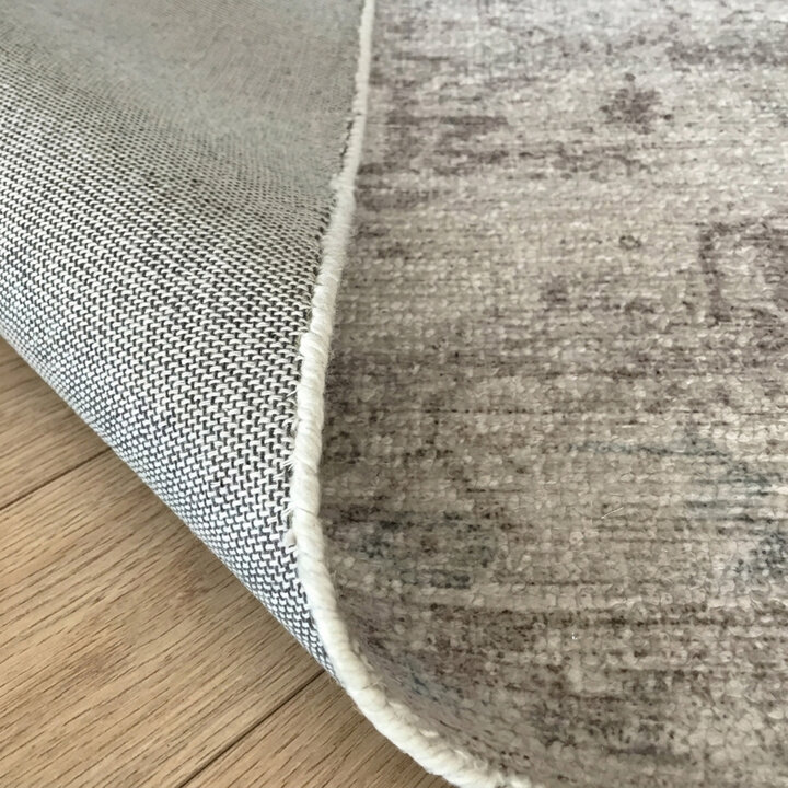 Vintage vloerkleed - Kyra Medaillon Taupe | Duurzaam design