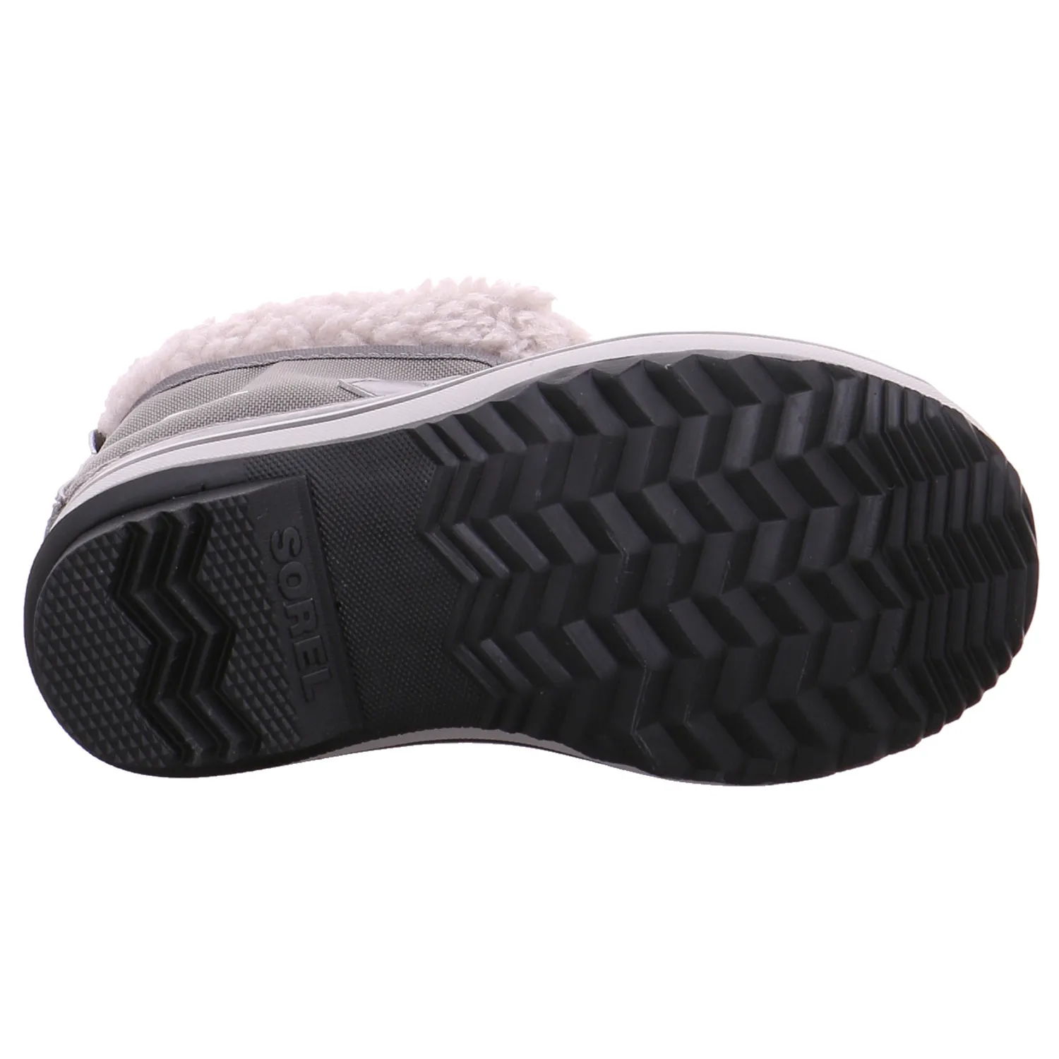 SOREL Kinder-Snowboot Grau Lederimitat  Schneestiefel