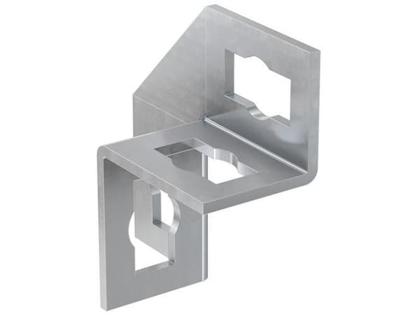 Fischer Universalvinkel Galvaniseret stål 533733 10 stk