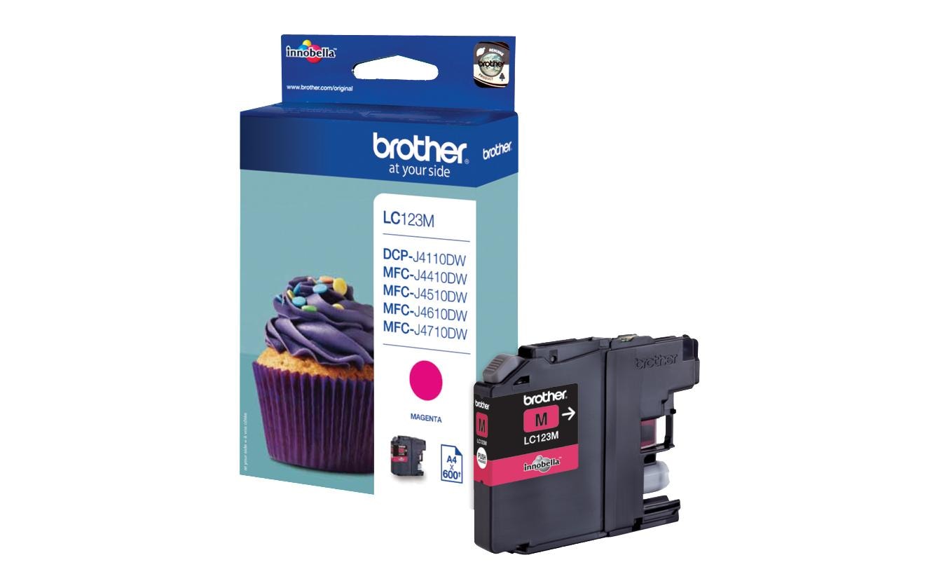 Tinte LC-123M MagentaKombipack Tinte, cyan/magenta/gelb/schwarz