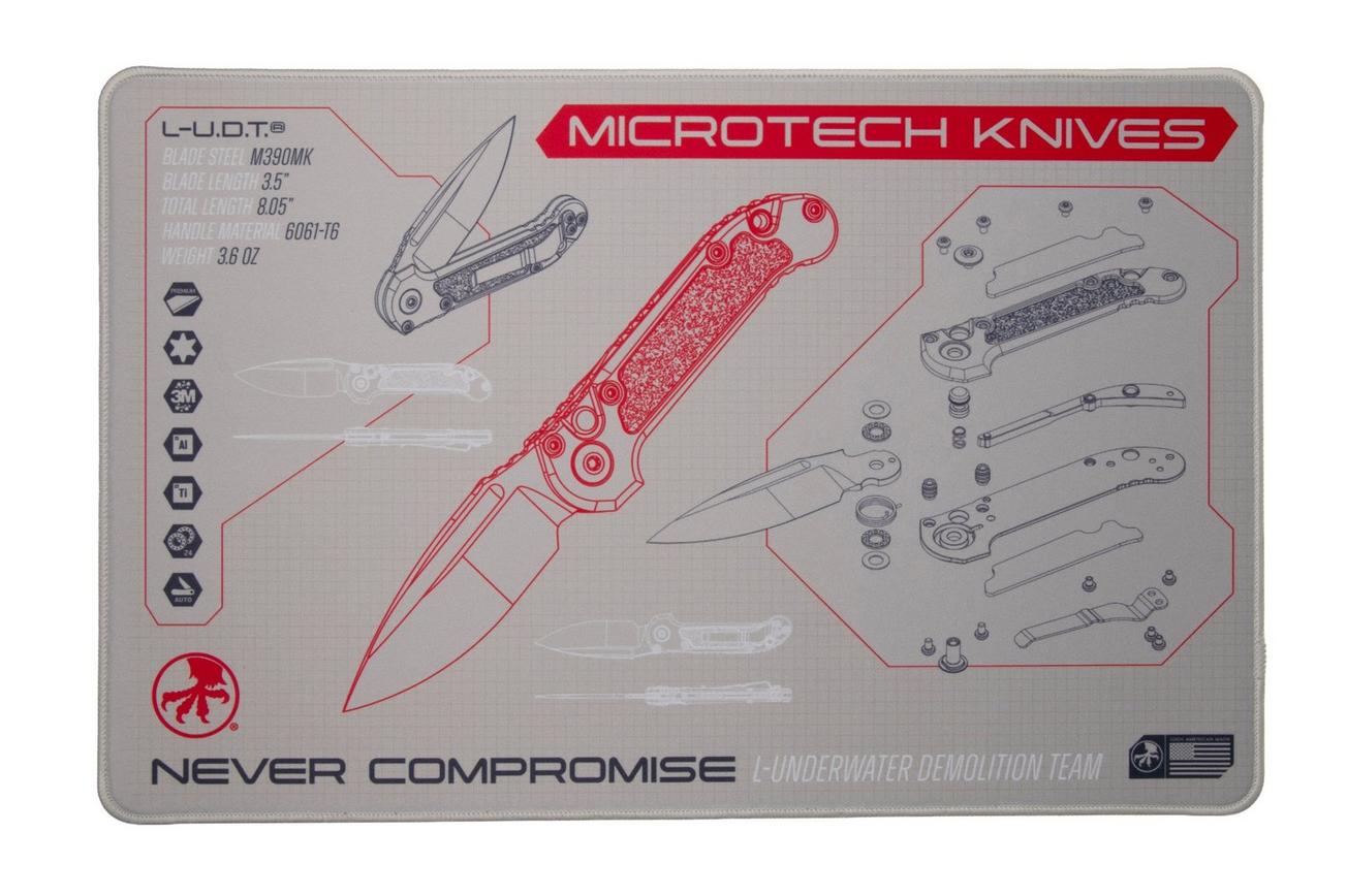 Microtech Ludt Cream MAT-LUDT, presentatiemat
