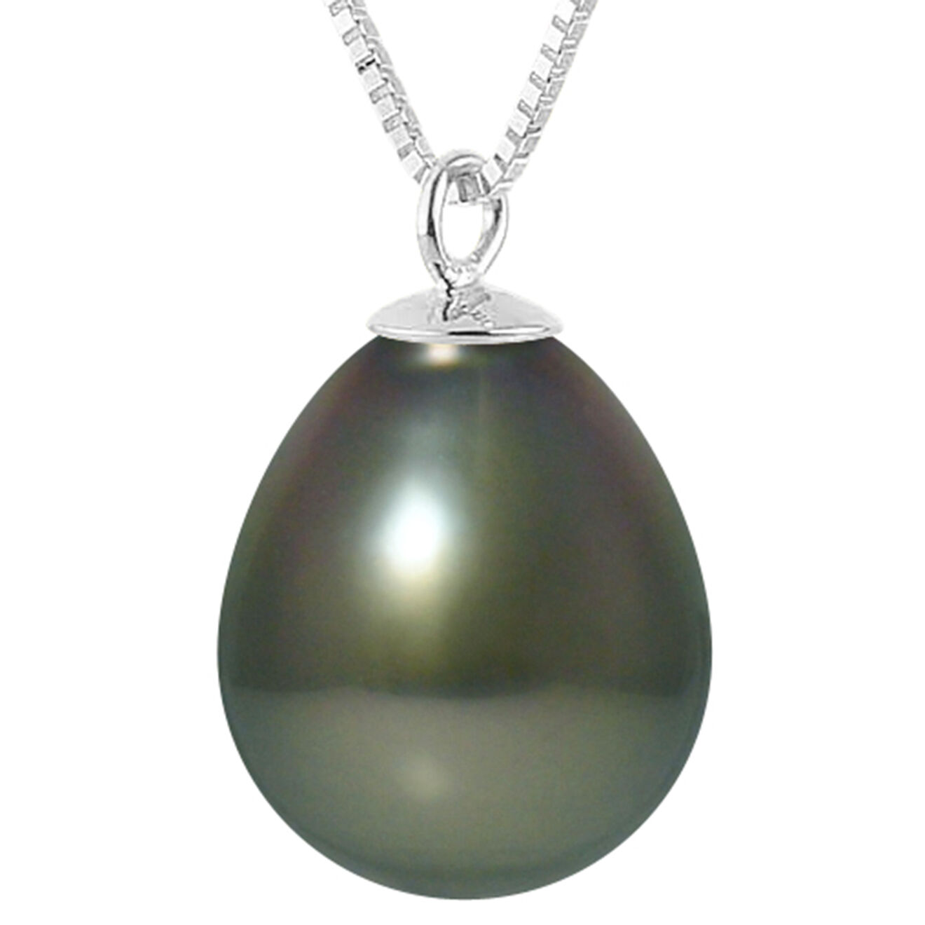 Pearl Addict Collier Sakura Or Blanc & Perle de Tahiti gris/vert