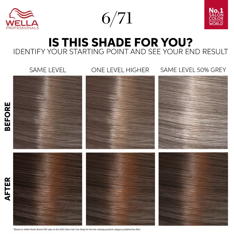 Wella Professionals Color Touch Deep Brown - 6/71 Medium Maple Brown