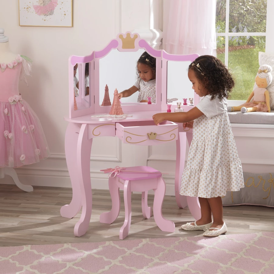 KidKraft® Prinzessinnenfrisiertisch mit Stuhl
