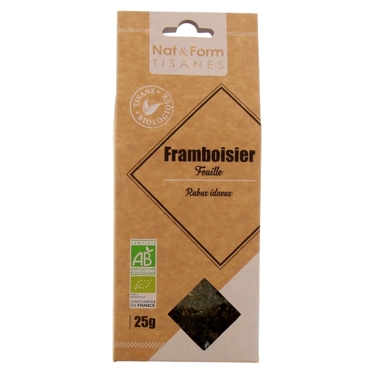 Tisane feuille de framboisier Nat & Form - Préparation accouchement