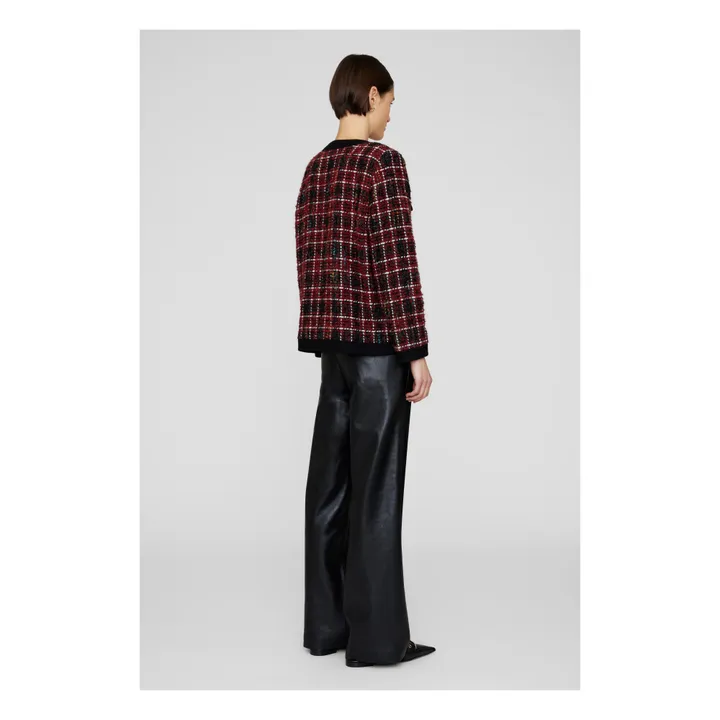 Anine Bing Pantalon Carmen Cuir Recyclé | Noir