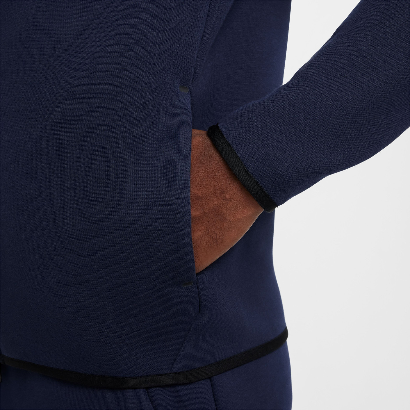Nike Tech Fleece Sportswear Vest Donkerblauw Zwart
