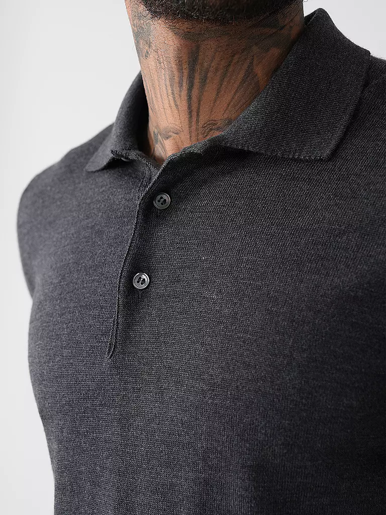 GRAN SASSO Poloshirt  grau
