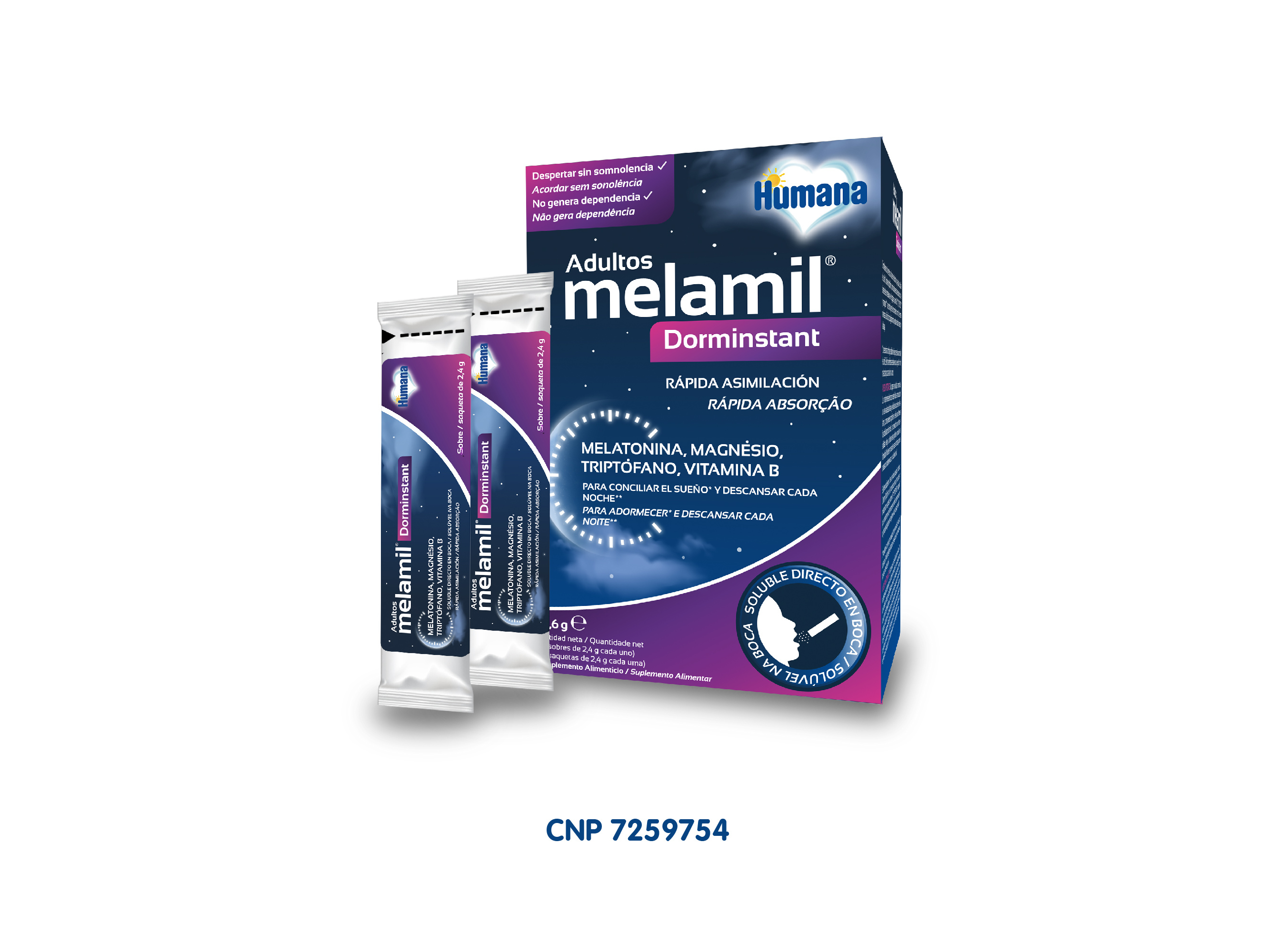 SUPLEMENTO MELAMIL DORMISTANT 24SAQ