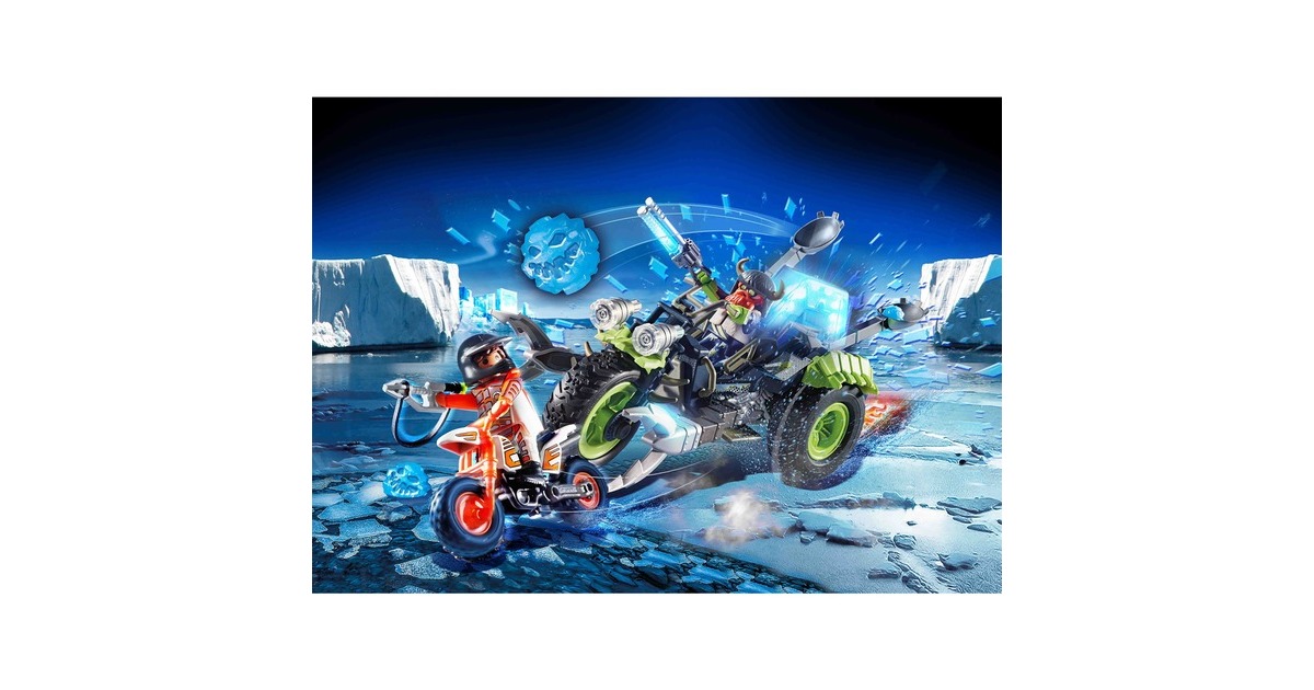 PLAYMOBILTop Agents - Arctic Rebels sneeuwtrike Constructiespeelgoed  (70232)
