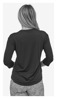 Maillot Manches 3/4 Patagonia Merino 3/4 Brun Femme
