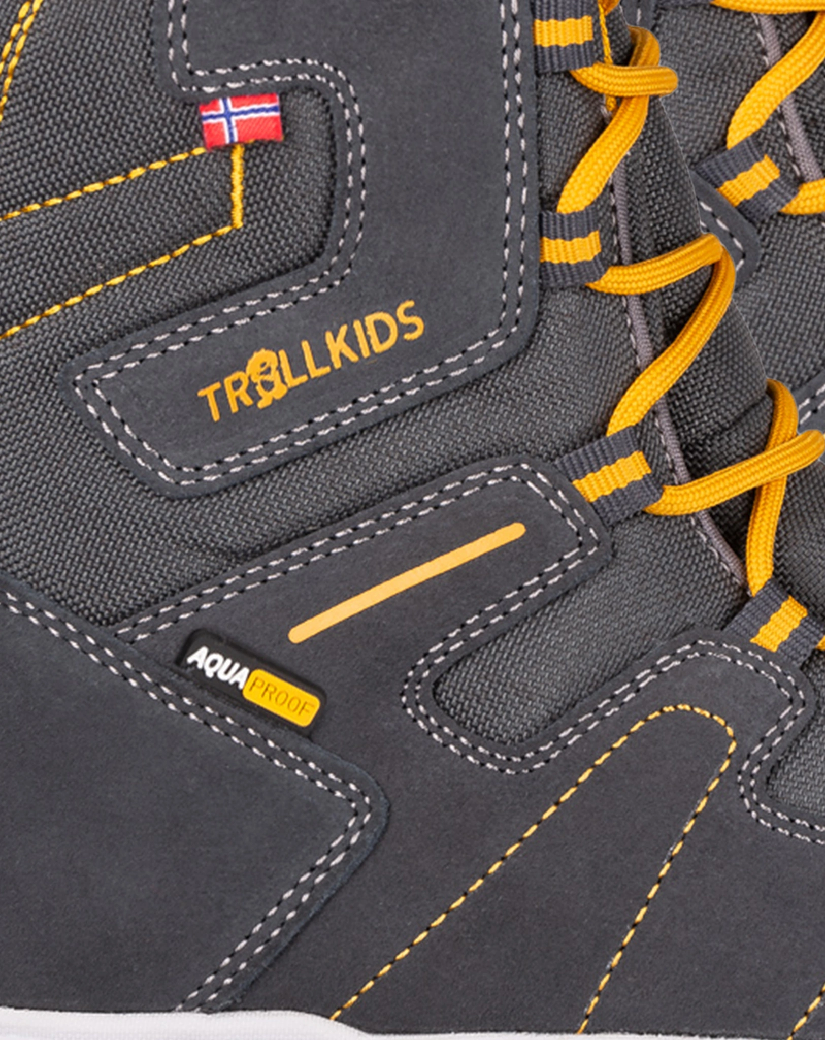 WinterboKids SKANDEN in anthracite/golden yellow
