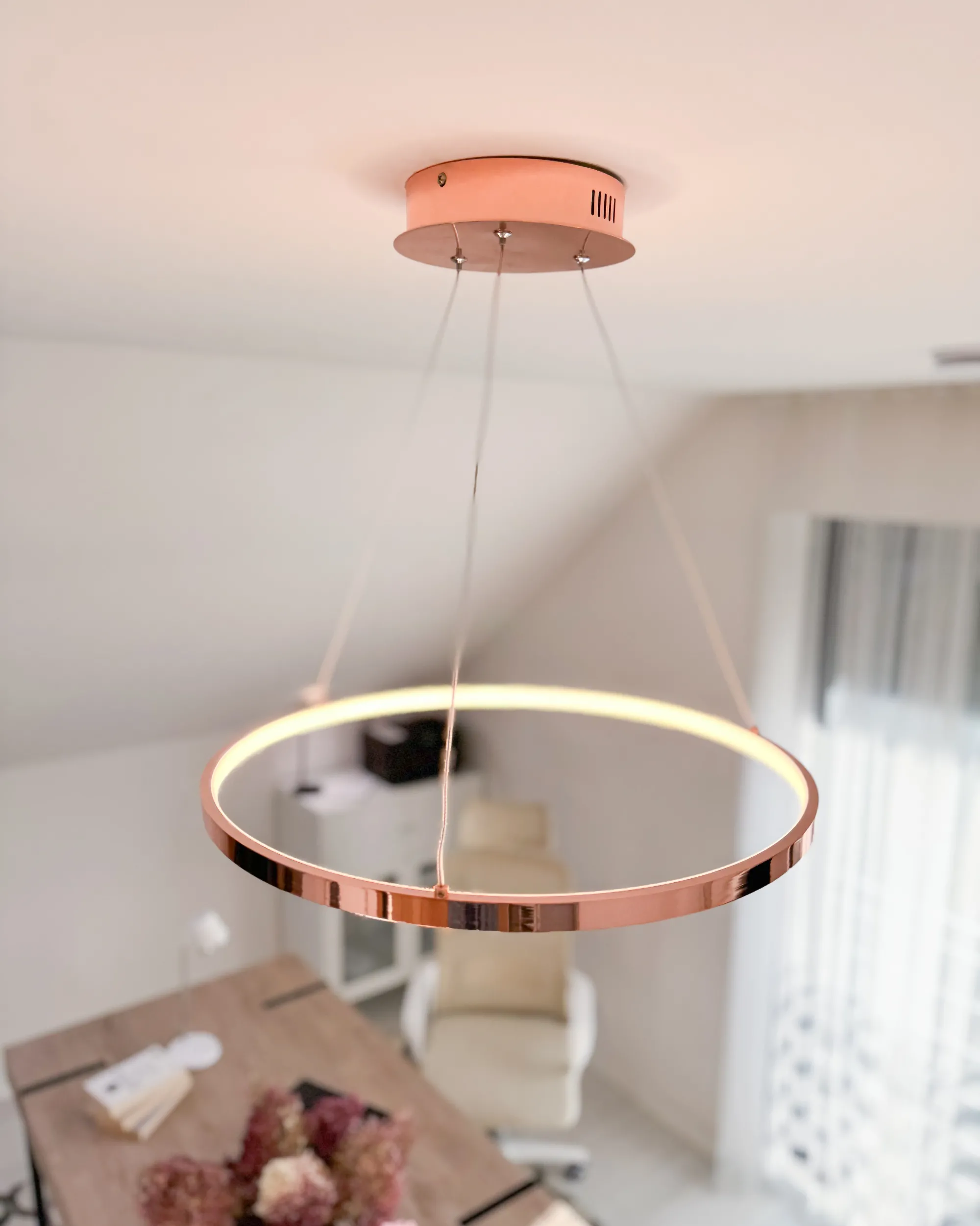 LED hanglamp JORDAN Metaal Roségoud