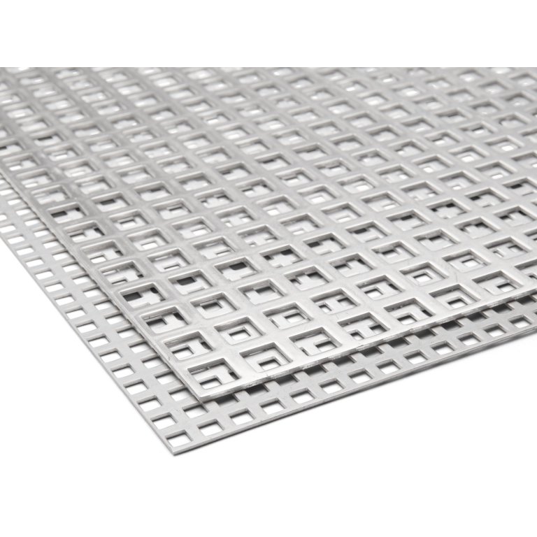 Aluminium Quadratloch, gerade (Zuschnitt möglich)
