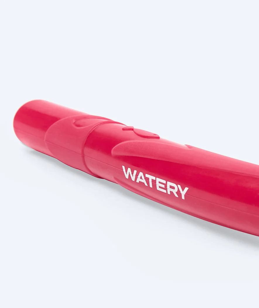 Watery Combo snorkelsæt til børn - Cliff - Mørkerød
