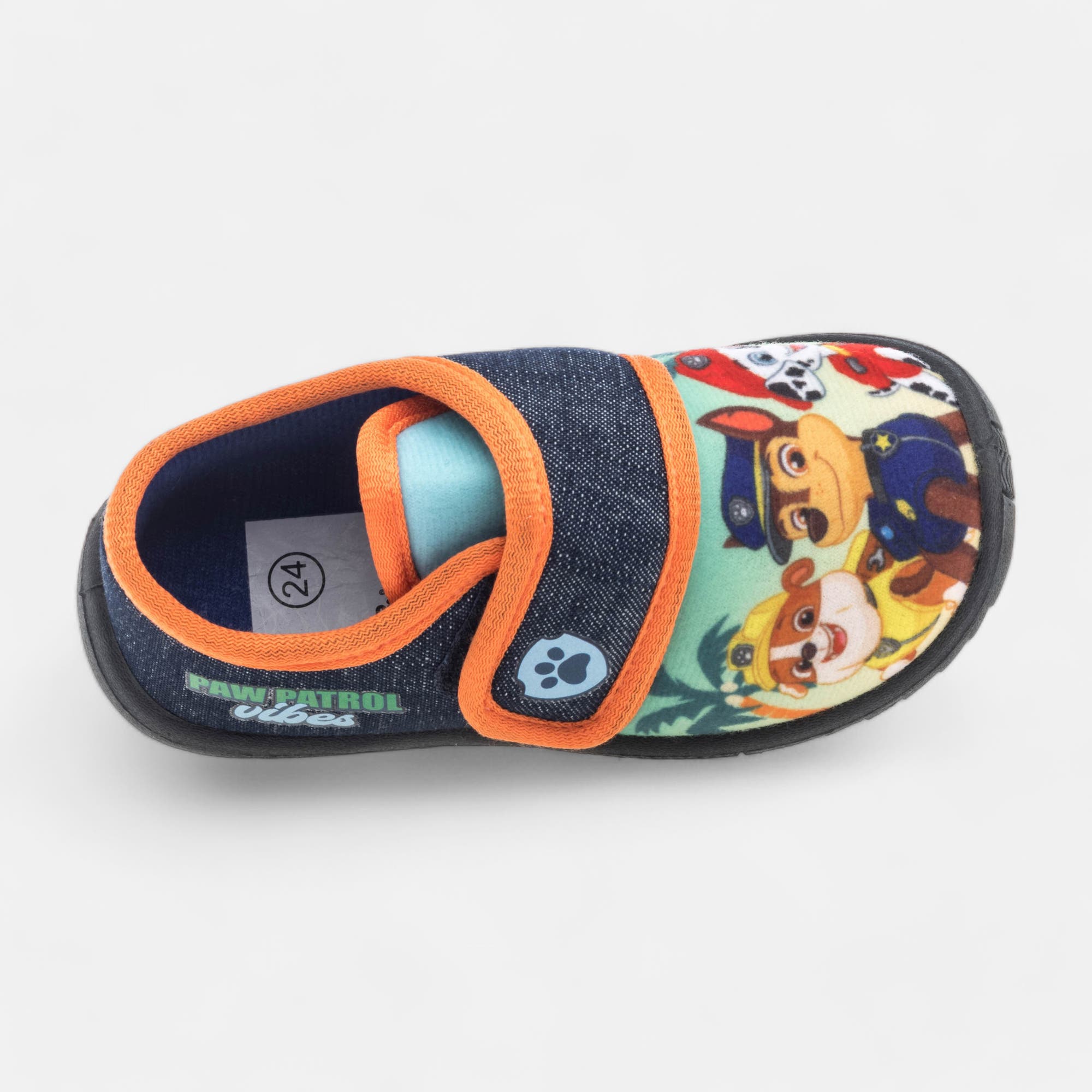 Pantoufles attaches velcros Garçon jeans