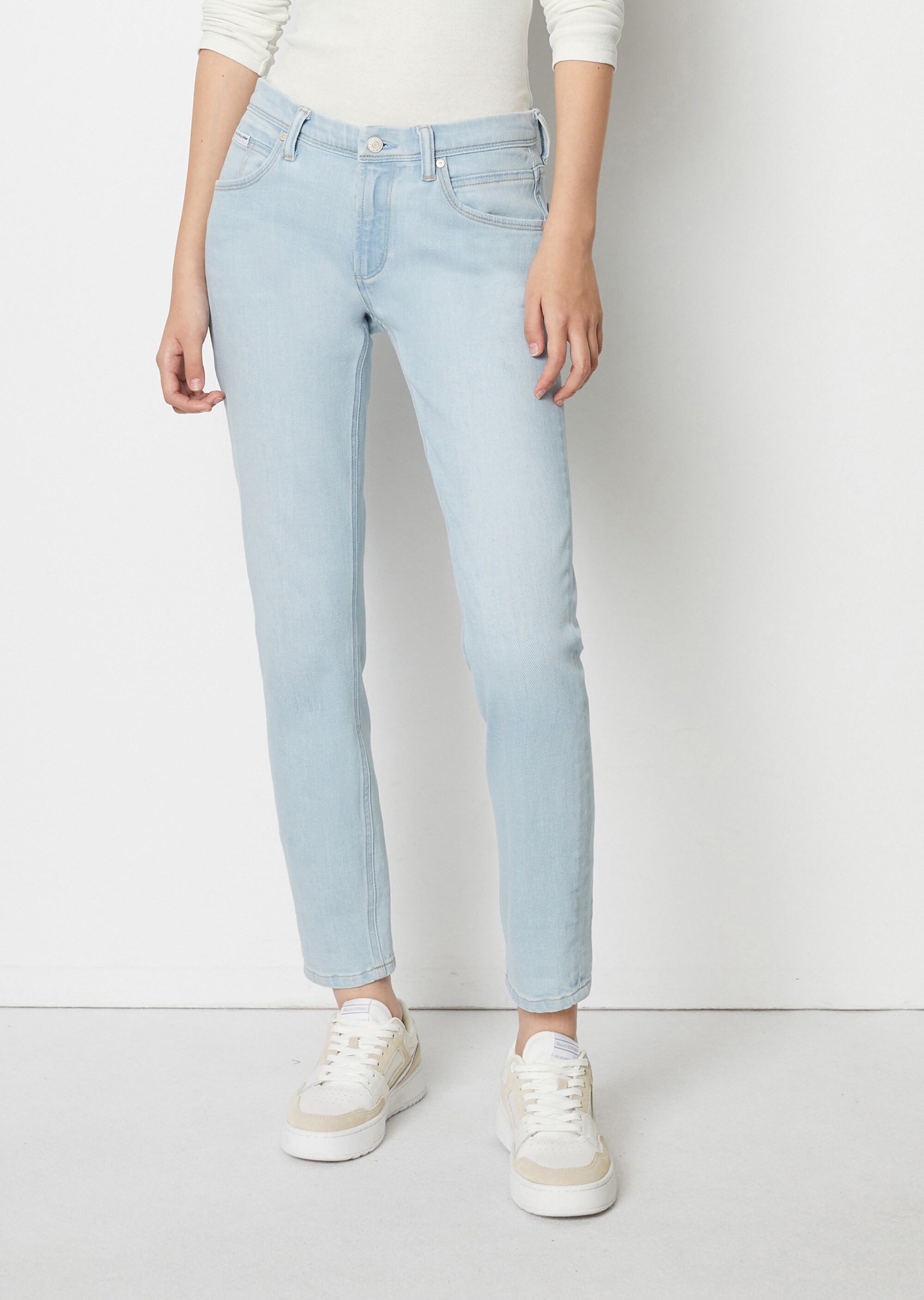Jeans Modell ALVA slim croppedaus stretchigem Organic Cotton