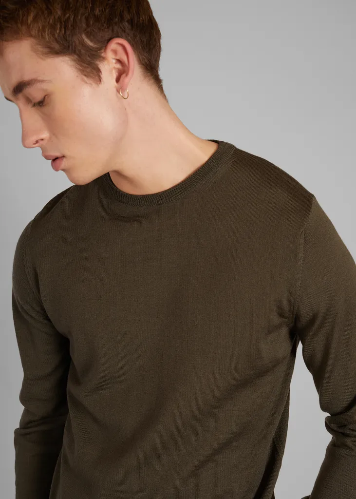 Pull col rond en laine mérinos L'Exception Paris