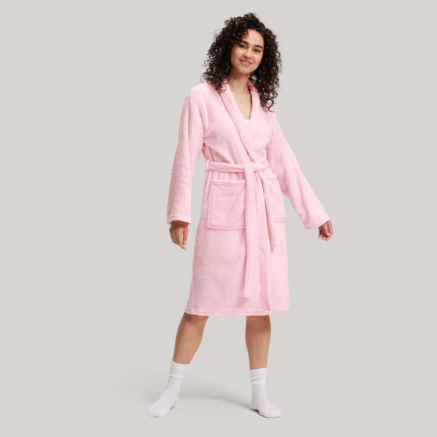 Dames badjas Lichtroze kopen? Goed en goedkoop