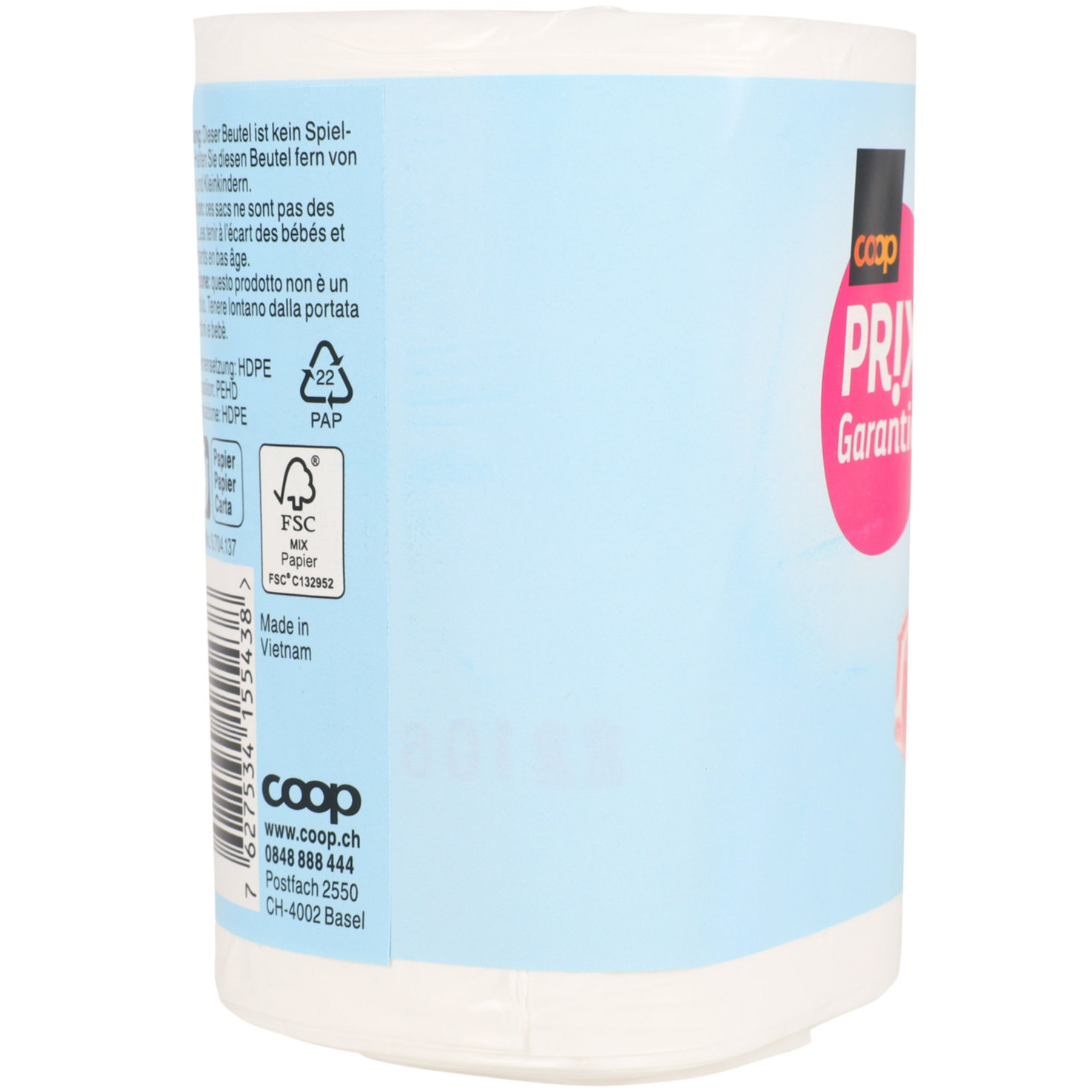 Prix Garantie Kosmetikeimerbeutel mit Henkel 10L, 75 Stück