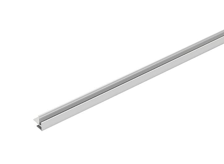 Coin profilé de finition alu pour dalles PVC Dumawall L. 260 x l 15cm x H. 1.5 cm Ép 5 mm