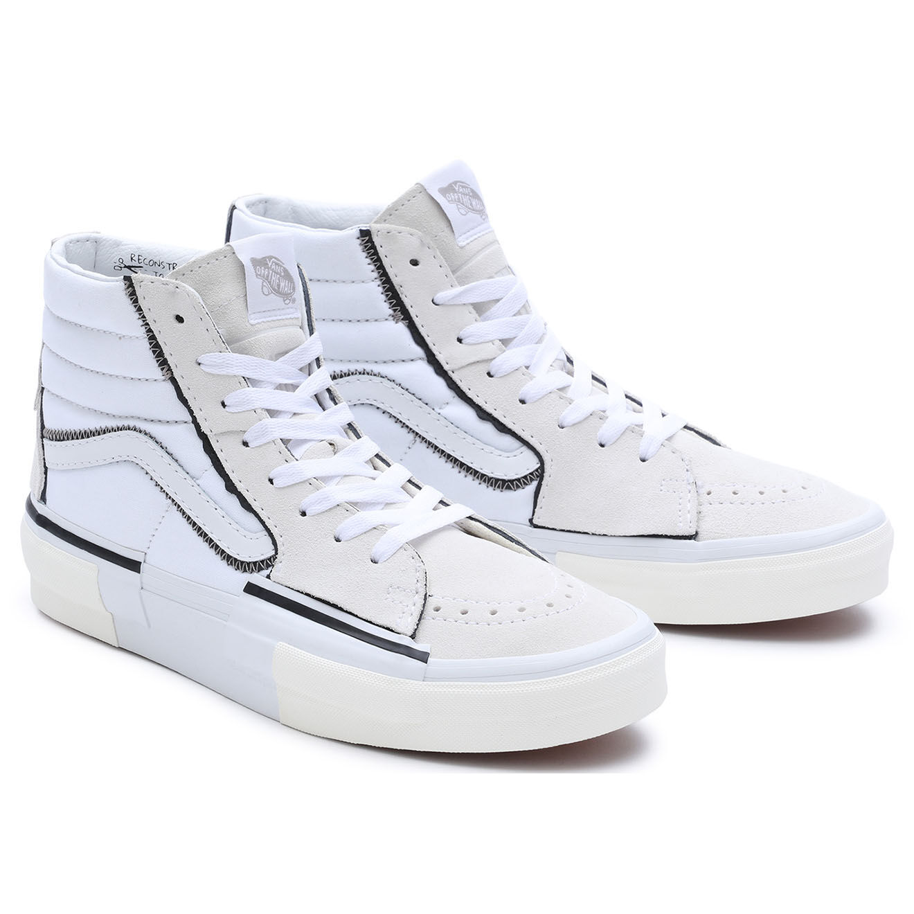 Vans Baskets SK8-Hi Reconstruct blanches