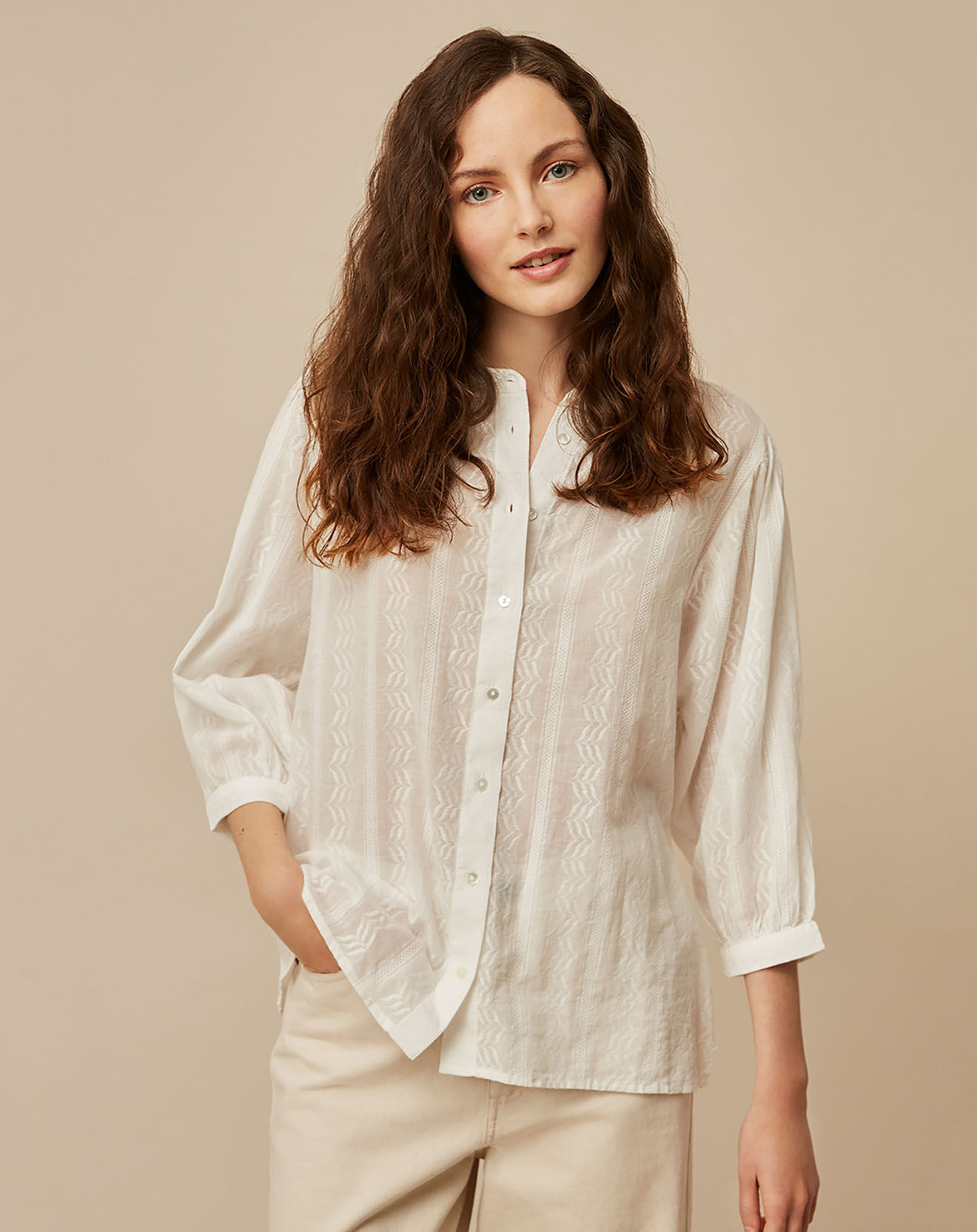 Harris Wilson Chemise Caissy blanche
